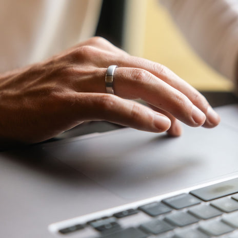 Slim Silver Rough PAGO