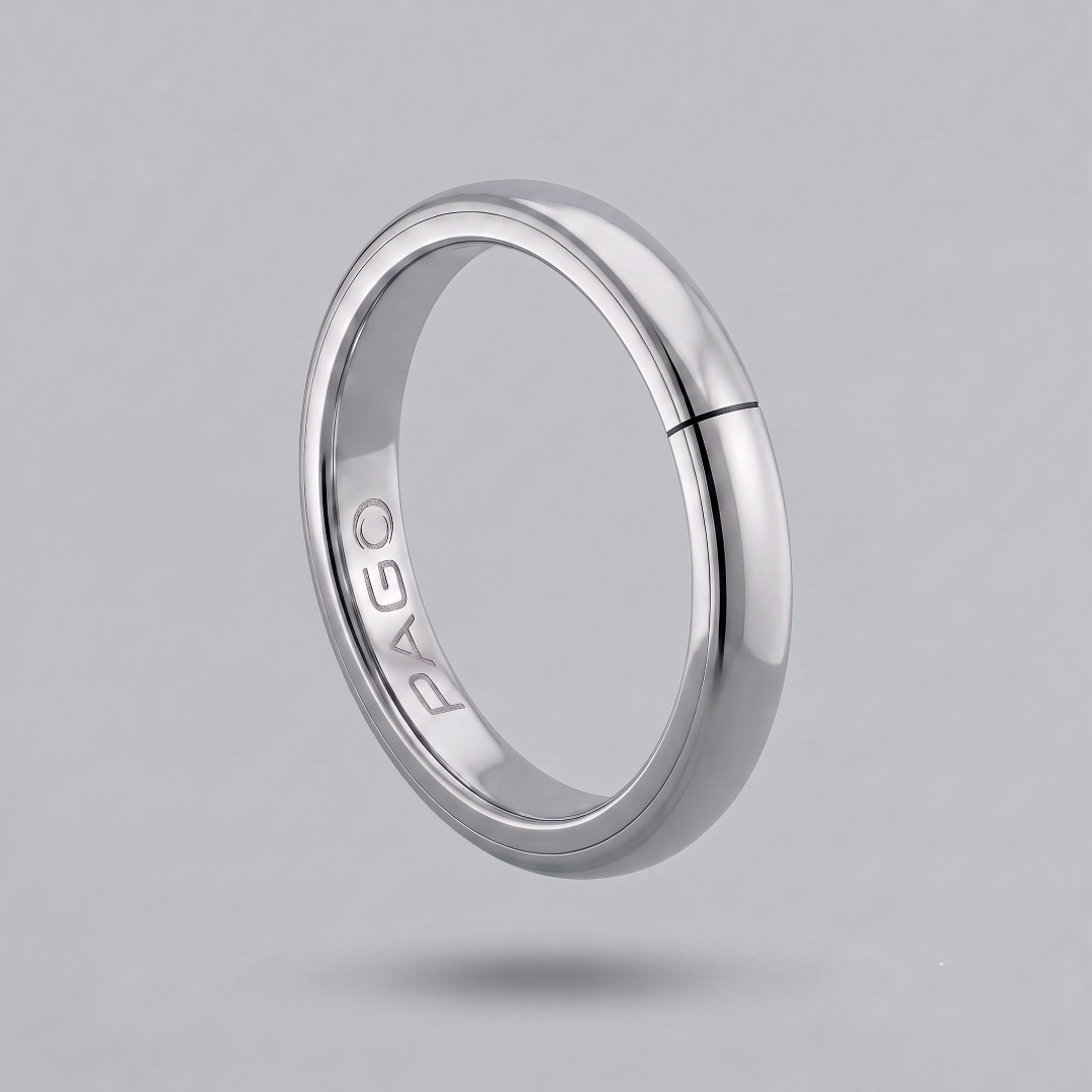 PAGO Ultra Slim Plata Brillante
