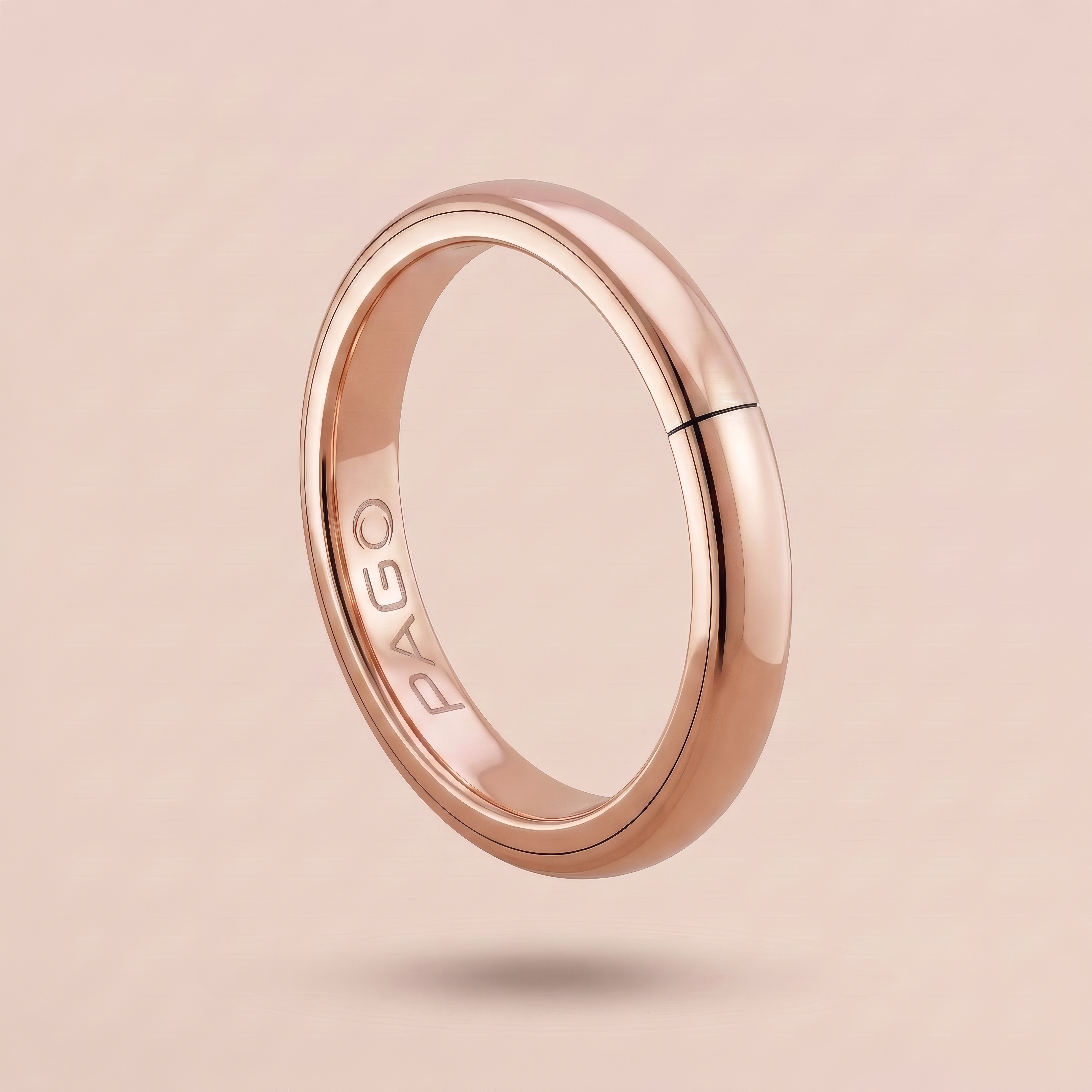 PAGO Ultra Slim Oro Rosa Brillante